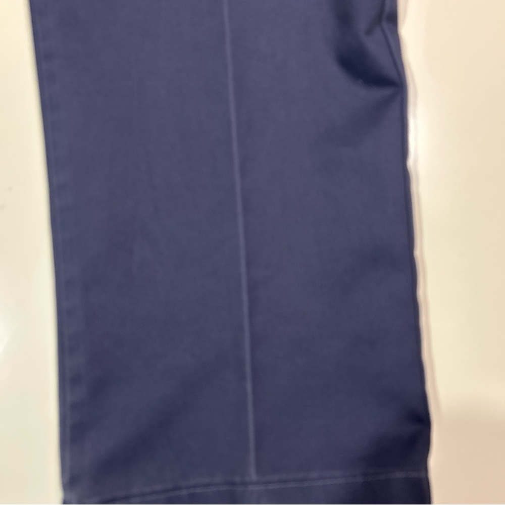 Vintage Lands End Pants Men’s 35 Blue Cotton Chinos Business Casual Office - Picture 6 of 16